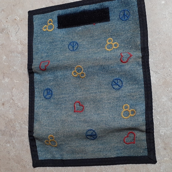 Vintage Disney Mickey Mouse Velcro Wallet - Picture 6 of 8
